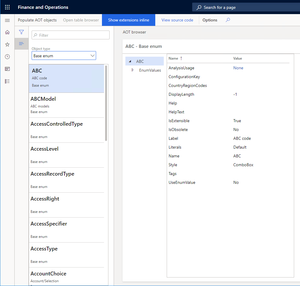 Filter Base Enum